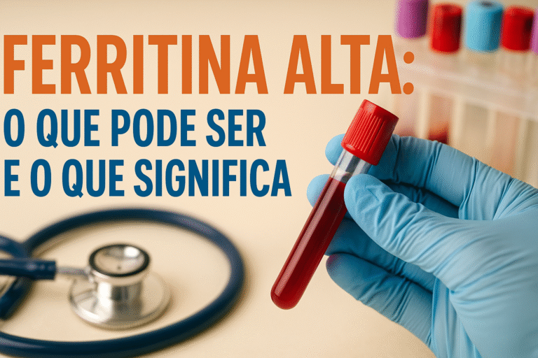 Ferritina alta: O que pode ser e o que significa